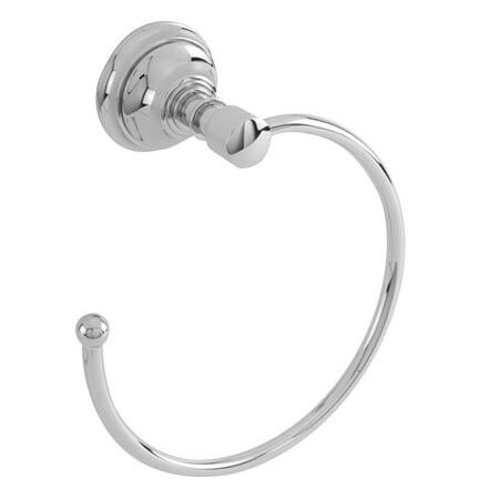 Newport Brass Towel Ring, Open in Polished Chrome 30-10/26